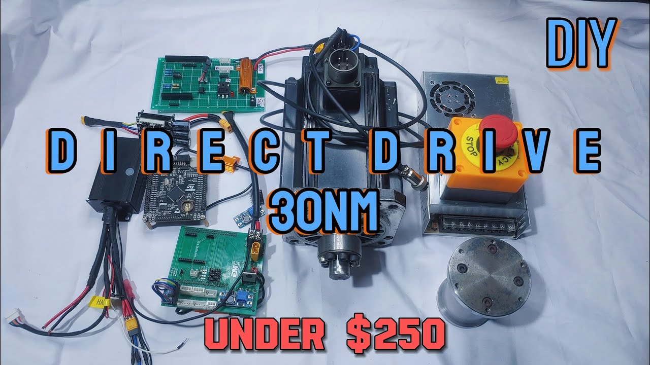CARA MEMBUAT DIRECT DRIVE SERVO FFB STEERING WHEEL | TUTORIAL DIY SIM RACING FORCE FEEDBACK HOMEMADE