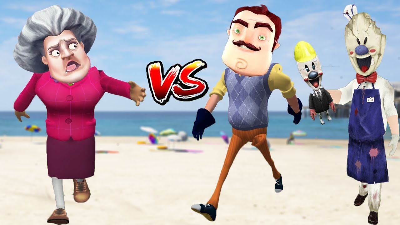 SCARY TEACHER HELLO NEİGHBORA ve RODA KARŞI GTA 5 Serisi