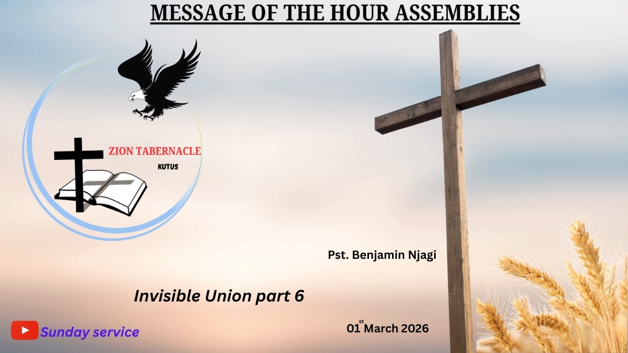 01/03/2026  || SUNDAY SERVICE || INVISIBLE UNION PART 6
