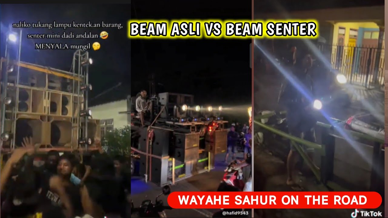 SAHUR ON THE ROAD‼️TAK ADA BEAM SENTER PUN JADI‼️reaction miniatur sound#sound #sahur #miniatur 