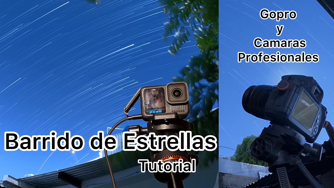 como hacer Barrido de Estrellas Paso a Paso 🌌 | Reflex, Mirrorless y GoPro (Guía Completa)