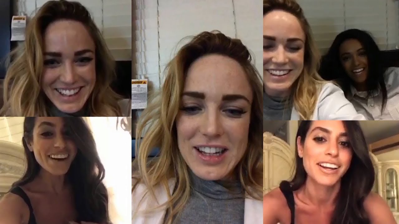 Caity Lotz with Maisie Richardson-Sellers  | Instagram Live Stream | 3 November 2017