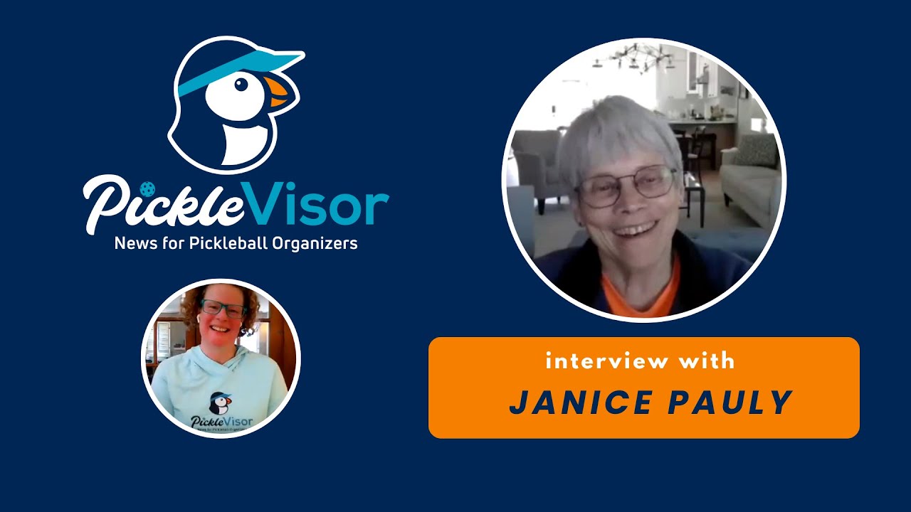 How Janice Pauly runs pickleball tournaments