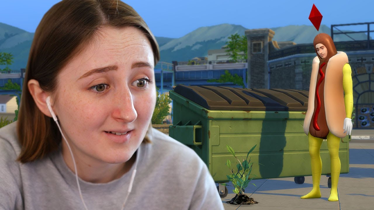 How long can my Sim survive with just a dumpster?