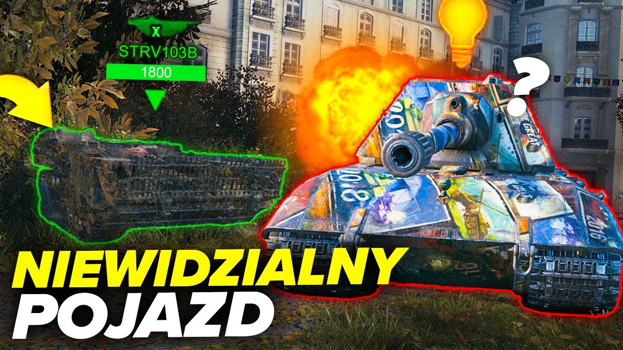NIEWIDZIALNY POJAZD w World of Tanks! (+ CENNE RADY)