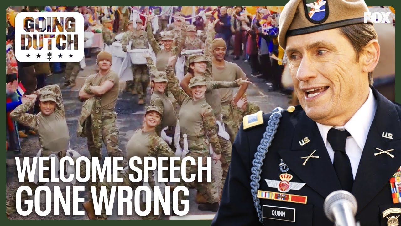 Colonel Quinn Gives a Speech at the Tulip Festival | Going Dutch