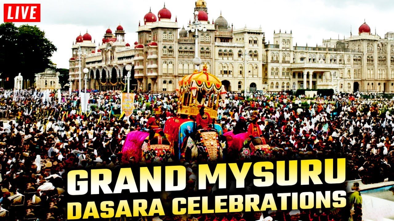 LIVE: Grand Mysuru Dasara celebrations at Mysore palace | Mysore Dasara 2025 | Oneindia News