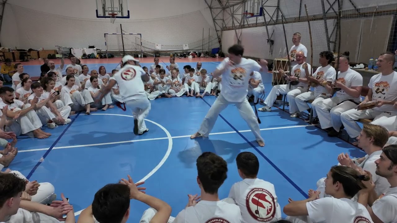 Game of Mestre Xuxa and Contramestre Soneca. Balkan Capoeira Fest 2025