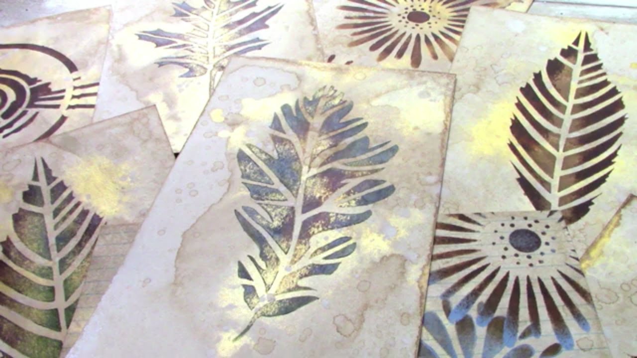 Stencil Like A Pro! Easy Technique On Walls~Paper~Wood~Metal~Anywhere!