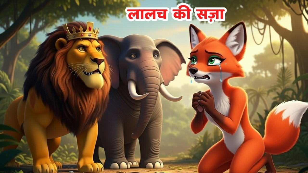 लालच की सज़ा | एक लालची लोमड़ी की कहानी // Panchatantra Ki Kahaniyan // Lalchi Lomdi