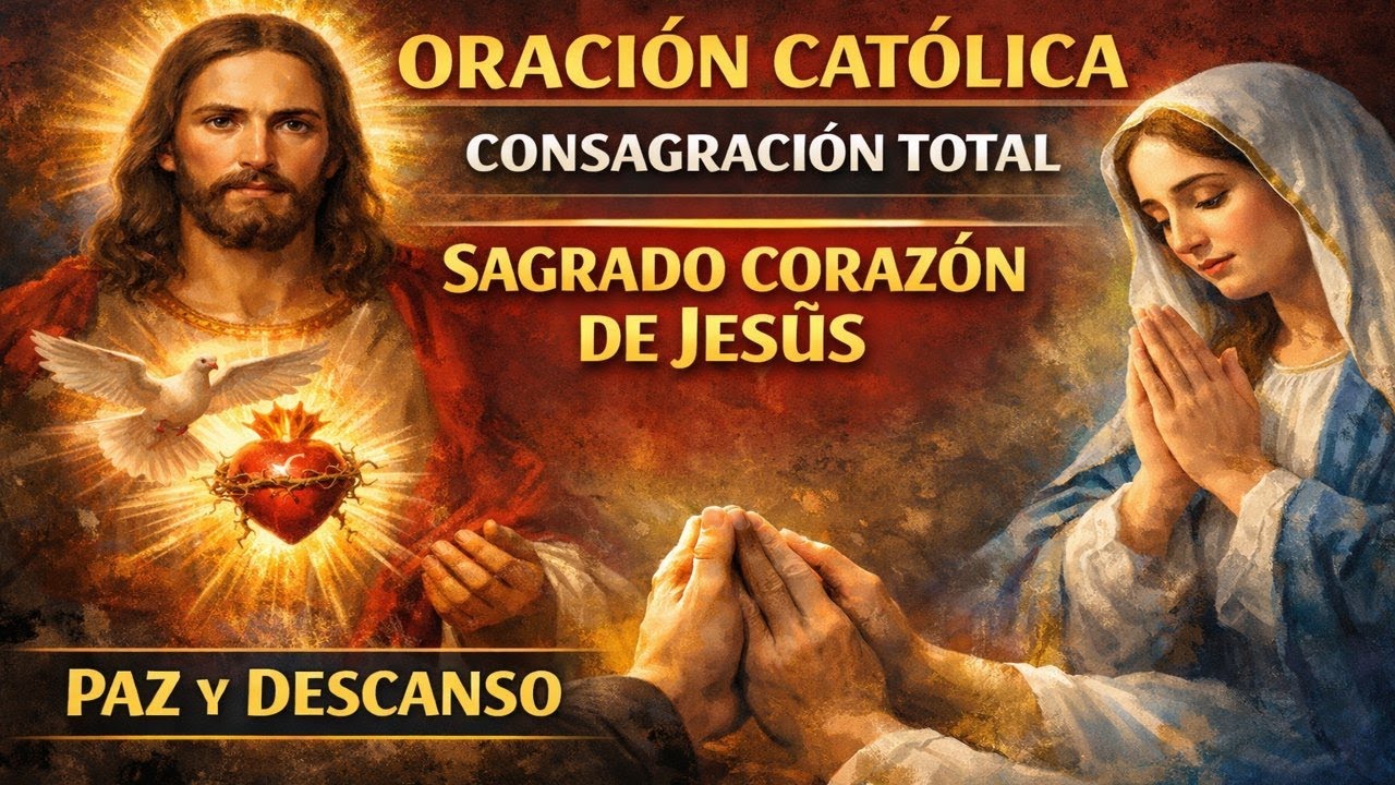 Oración Completa Católica Consagración Total | Sagrado Corazón de Jesús, toma mi vida