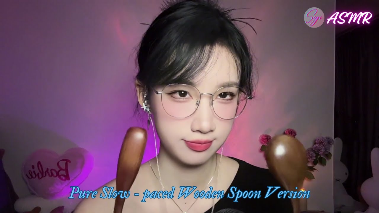 ASMR | 14 - min Pure Slow - paced Wooden Spoon Version | My top hypnosis technique.🥱😴⌛