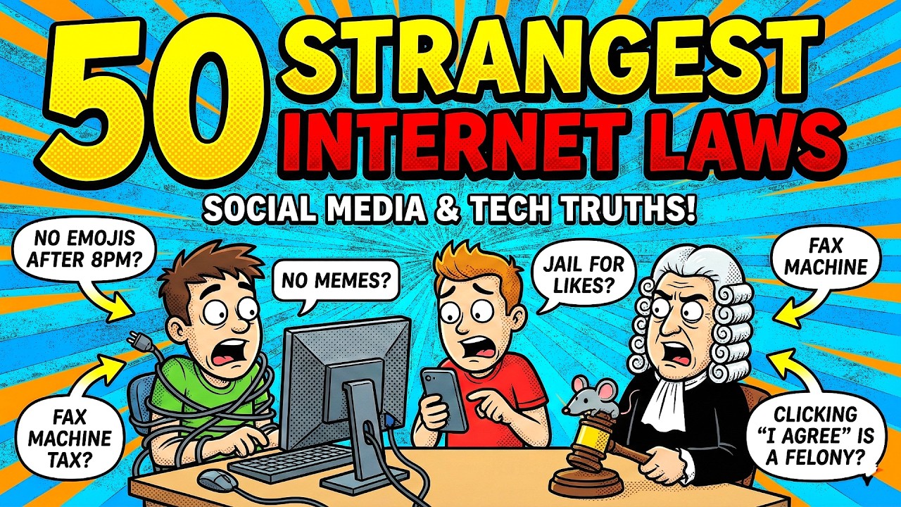 50 Strangest Internet, Social Media, and Technology Laws Still Real