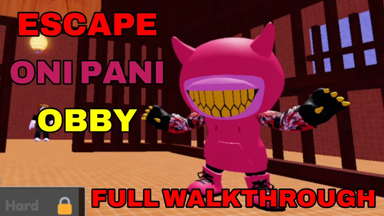 Escape Oni Pani Obby [Full Walkthrough]