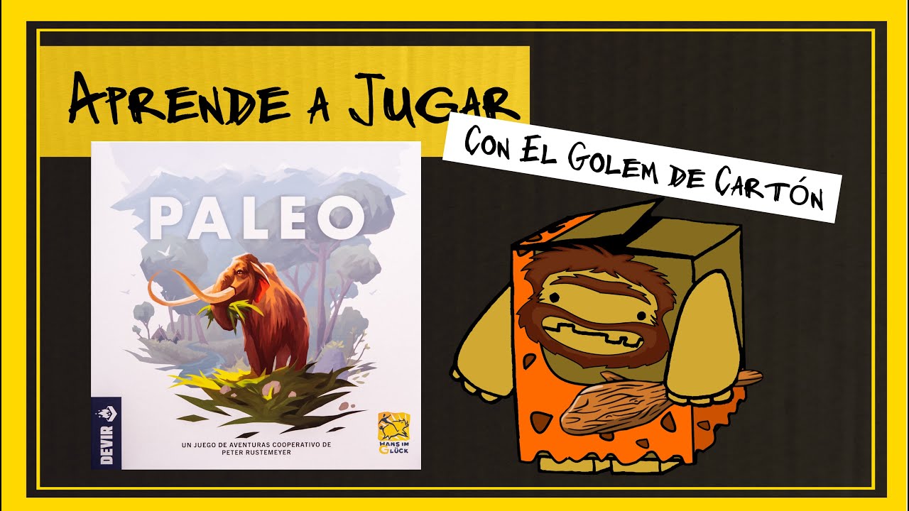 Aprende a jugar PALEO en solo unos minutos con El Gólem de Cartón