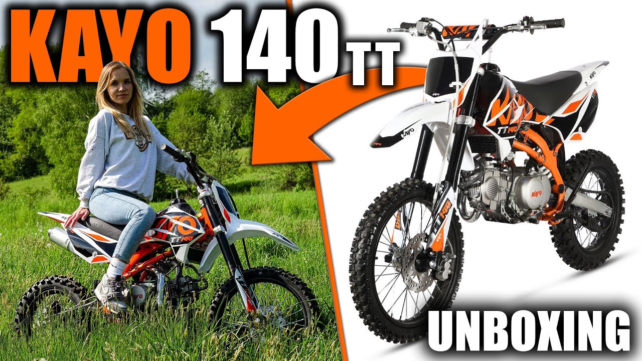 PITBIKE KAYO 140 TT UNBOXING | LEPSZY NIŻ MRF 14O RC BIG?