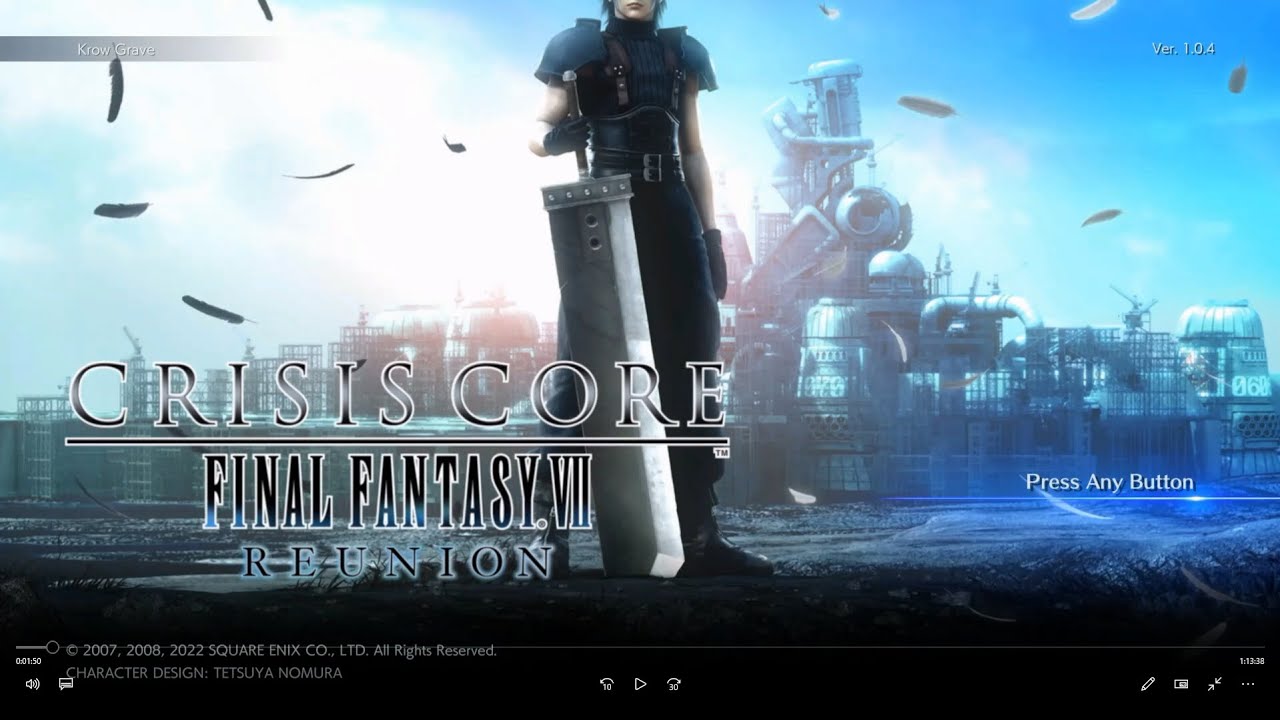 Chapter 1 | Crisis Core -Final Fantasy VII- Reunion | 100% Walkthrough 