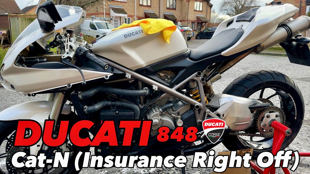 Я купил мотоцикл у парня, который купил мотоцикл в CoPart - Ducati 848 #ducati #ducati848