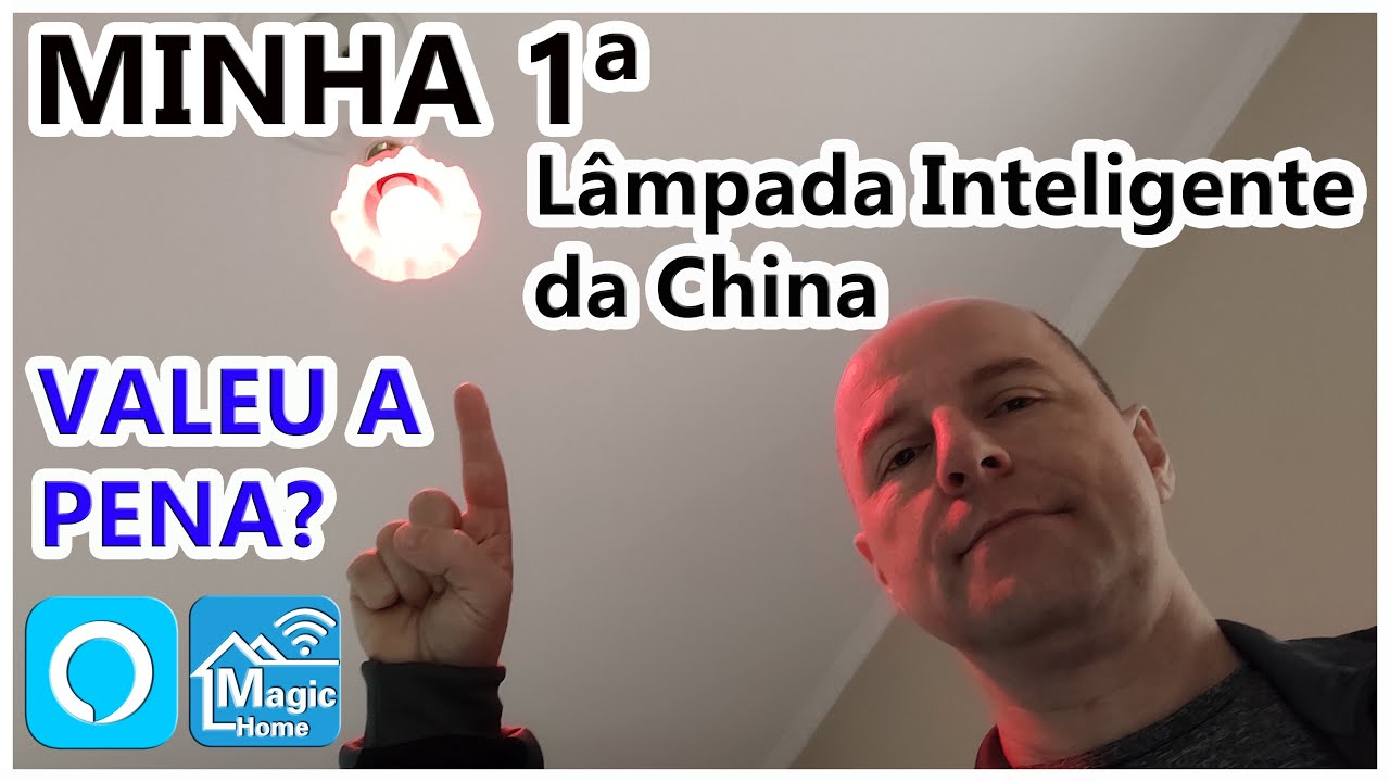 Minha primeira lâmpada inteligente da China com app Magic Home com todas as melhores funções