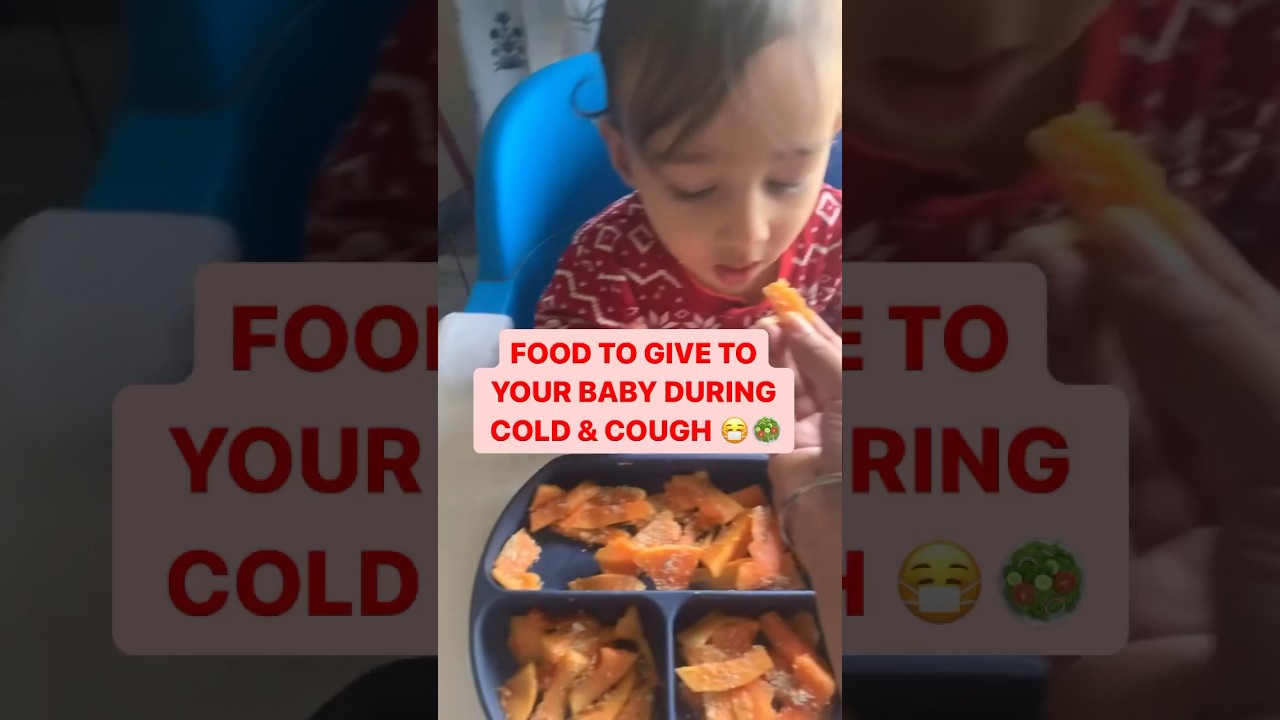 Food To Give to baby During Cough and Cold | Baby Remedies | Baby Cough Cold | #babynutrition
