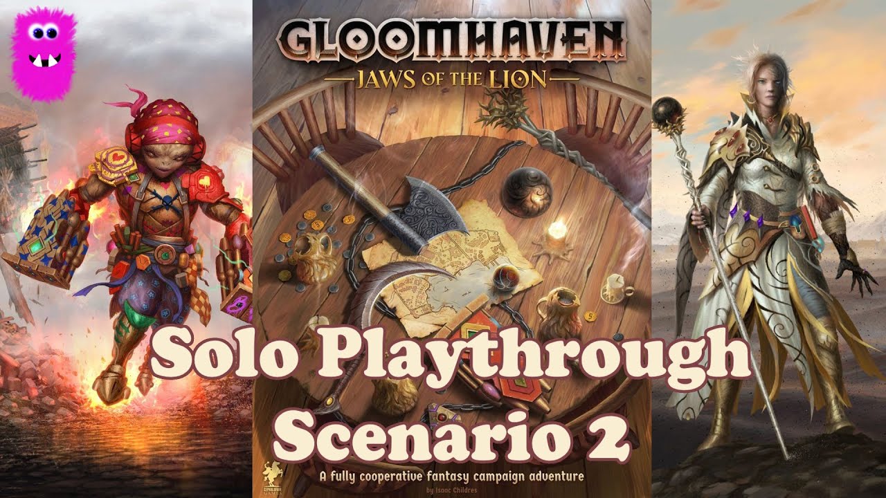 Gloomhaven: Jaws of the Lion, Scenario 2 Solo Playthrough