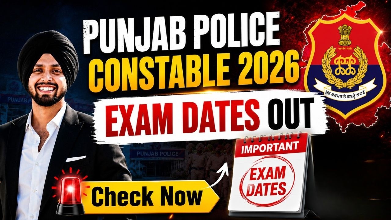 Punjab Police Exam Date 2026 | Punjab Police Constable Exam Date 2026 Out By Gagan Sir