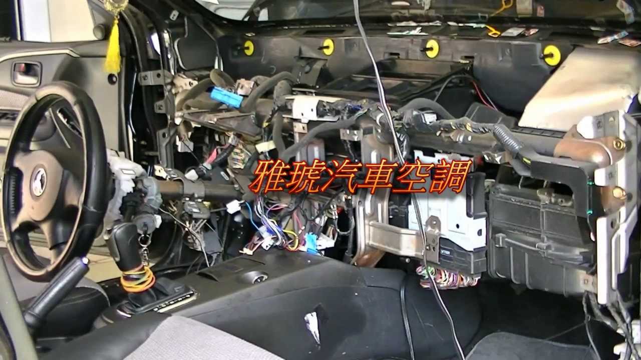 Evaporator core cleaning Mitsubishi Gobal Lancer蒸發器拆裝(HD)