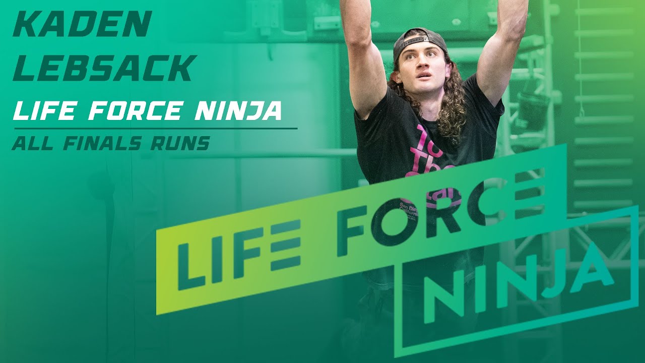 NSC 2nd Place Kaden Lebsack | Every Finals Run From Life Force Ninja Season 4 Qualifier