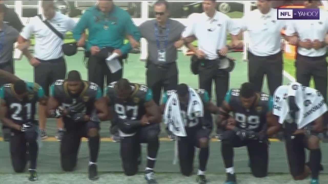 NFL owners to discuss rule on kneeling during anthem
