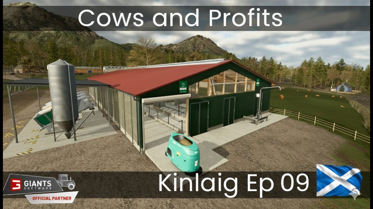 $600,000 PAYDAY! 🤯 Salmon Sells for HUGE PROFIT & We Build a NEW COW SHED! FS25 Kinlaig EP09