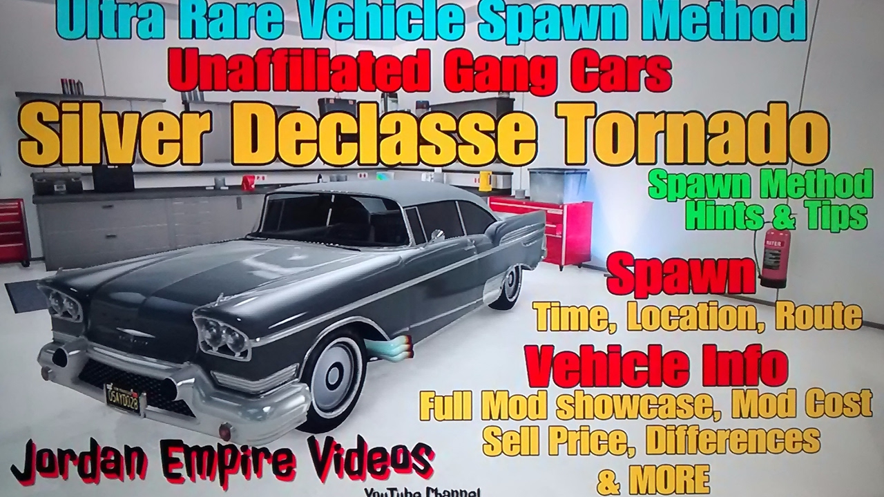 GTA 5: Online Ultra Rare Vehicle Silver Unaffiliated Gang Tornado Spawn Method & Vehicle Info