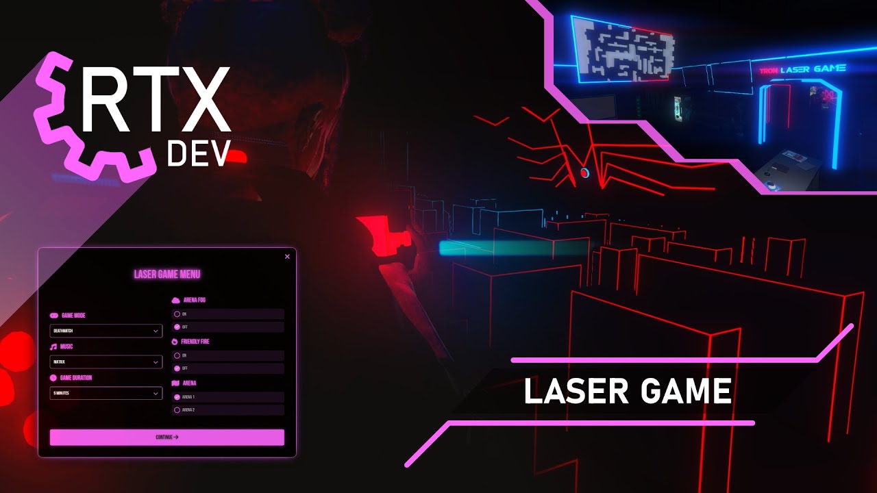 FiveM Script/Map - Laser Game / Plasma Game (RTX DEV)