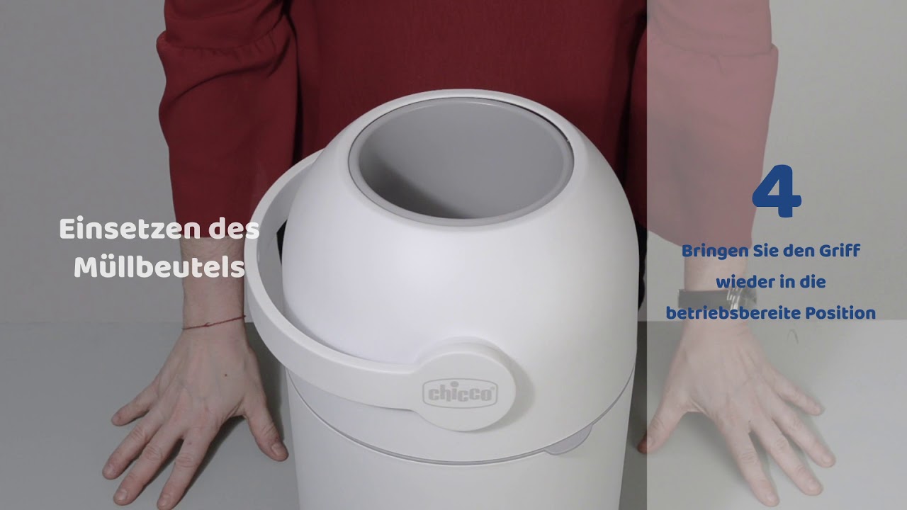 Chicco Windeleimer Odour Off - Videoanleitung (Deutsch)