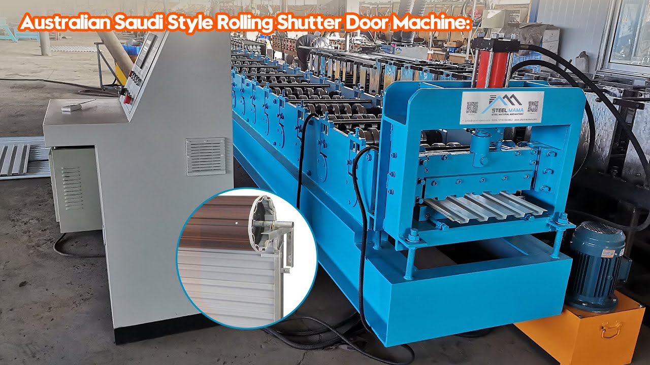 Australian Saudi Style Rolling Shutter Door Machine | roller shutter door roll forming machine