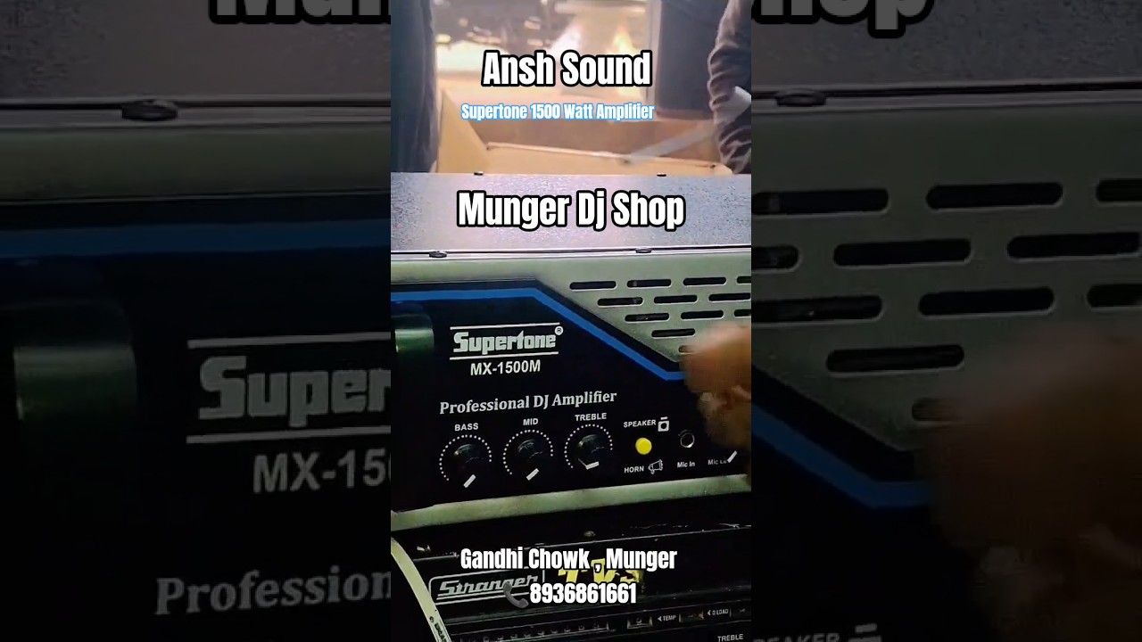 1500Watt Amplifier Unboxing Ansh Sound Munger 