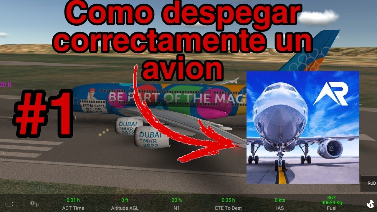 RFS | Como despegar correctamente un avion | Tutorial De vuelo #1