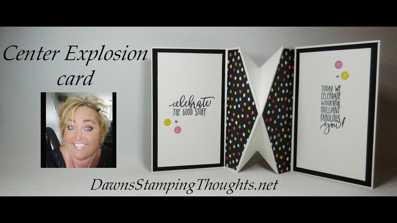 Center Explosion Card