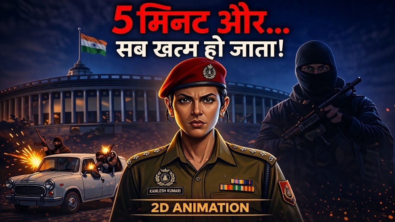 5 Minutes Aur&hellip; Sab Khatam Ho Jata! | Parliament Attack 2001 | AniDoc | 2D Animation