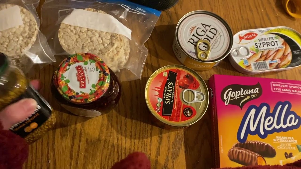 lofi ASMR European Grocery Store Haul - Whispered