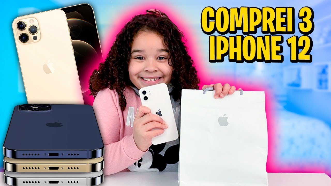 COMPREI O NOVO IPHONE 12 E O IPHONE 12 PRO MAX!