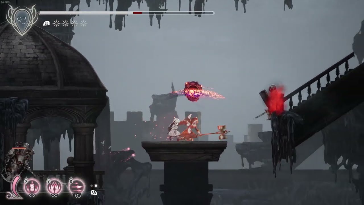 ENDER LILIES: Quietus of the Knights Gameplay (2021) - Blighted Lord and Ending B!