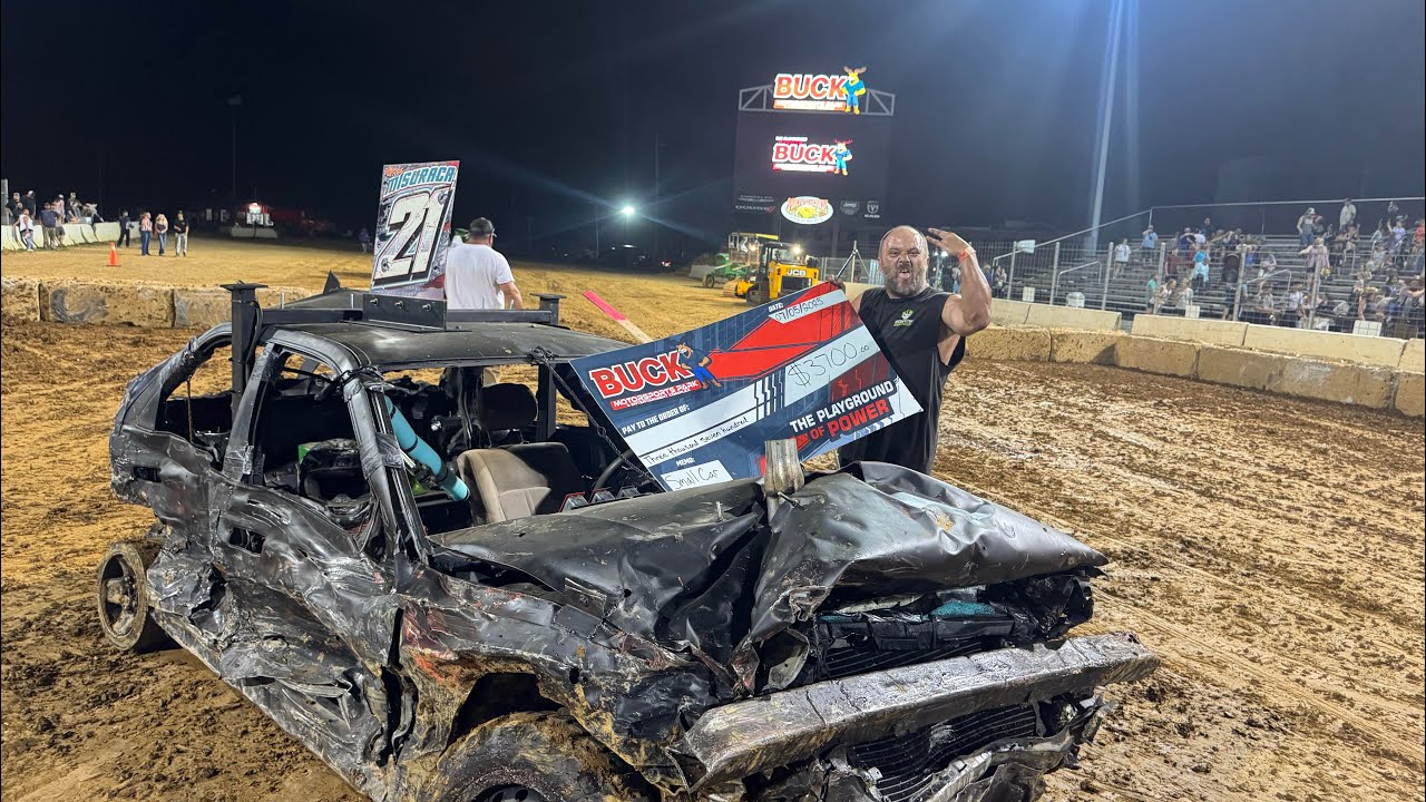 Compact Feature Demolition Derby Buck Motorsports Park 7-5-25