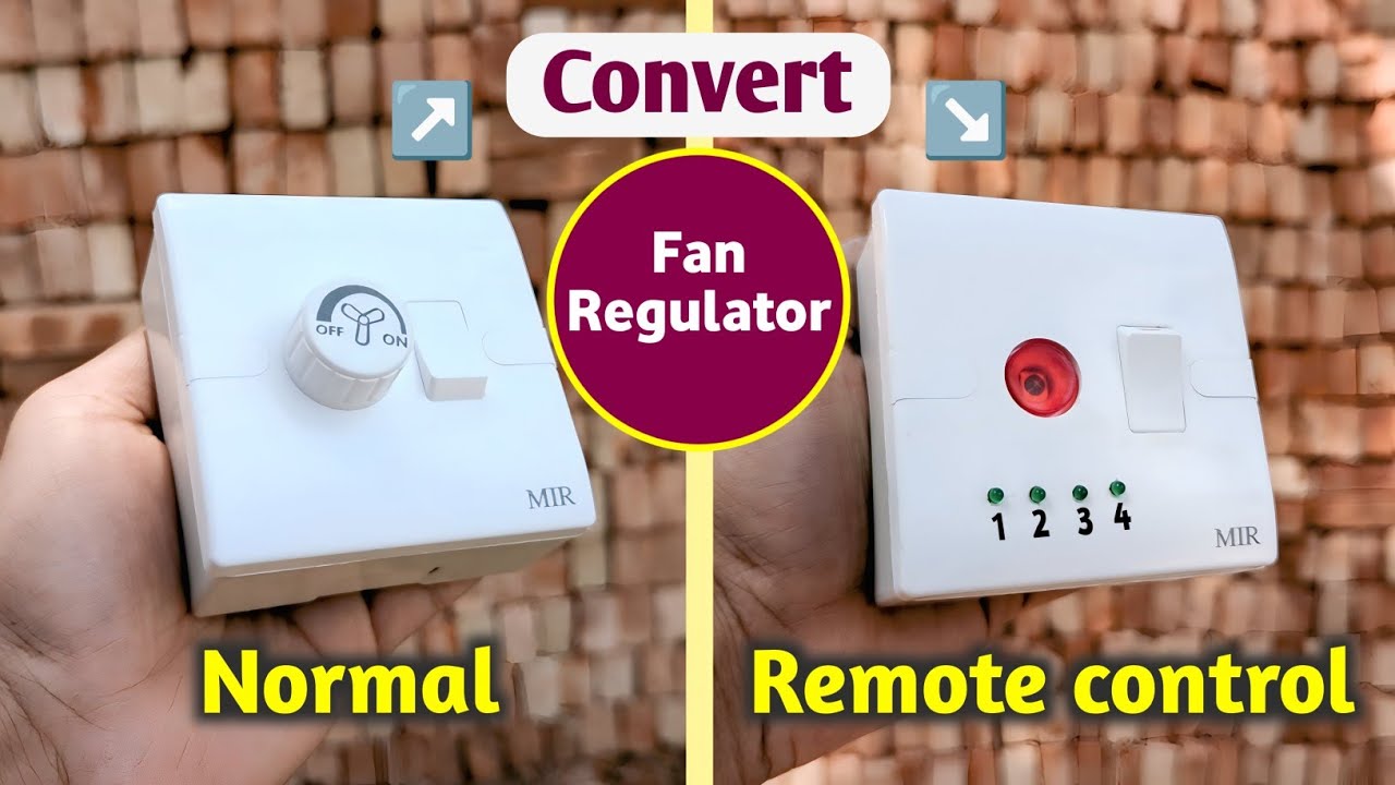 How to Make a Remote Control Fan Regulator | Simple DIY Circuit Without Arduino