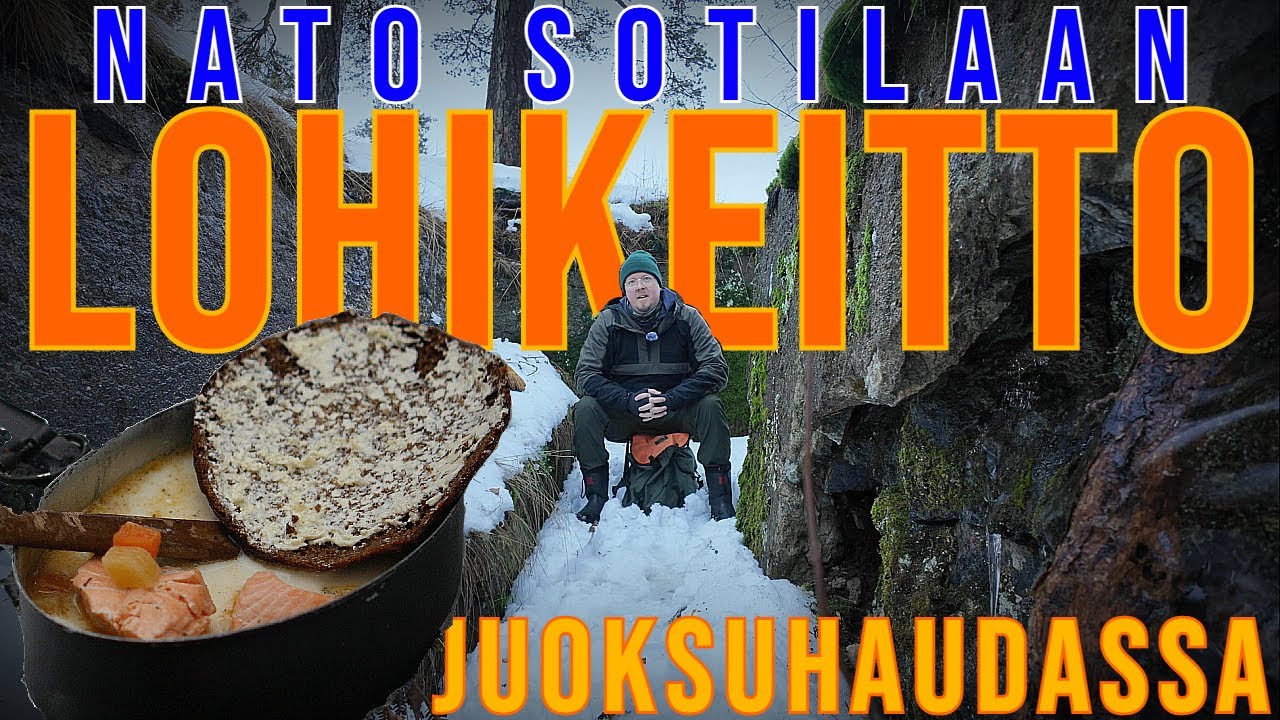 NATO Sotilaan LOHIKEITTO Juoksuhaudassa