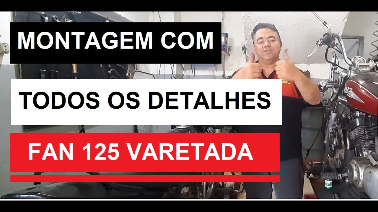 Montagem detalhada motor Fan varetado