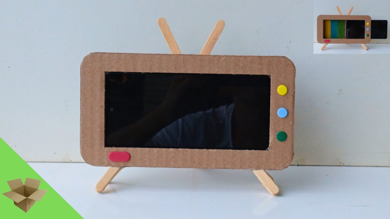 TV Para CELULAR Feita de PAPELÃO