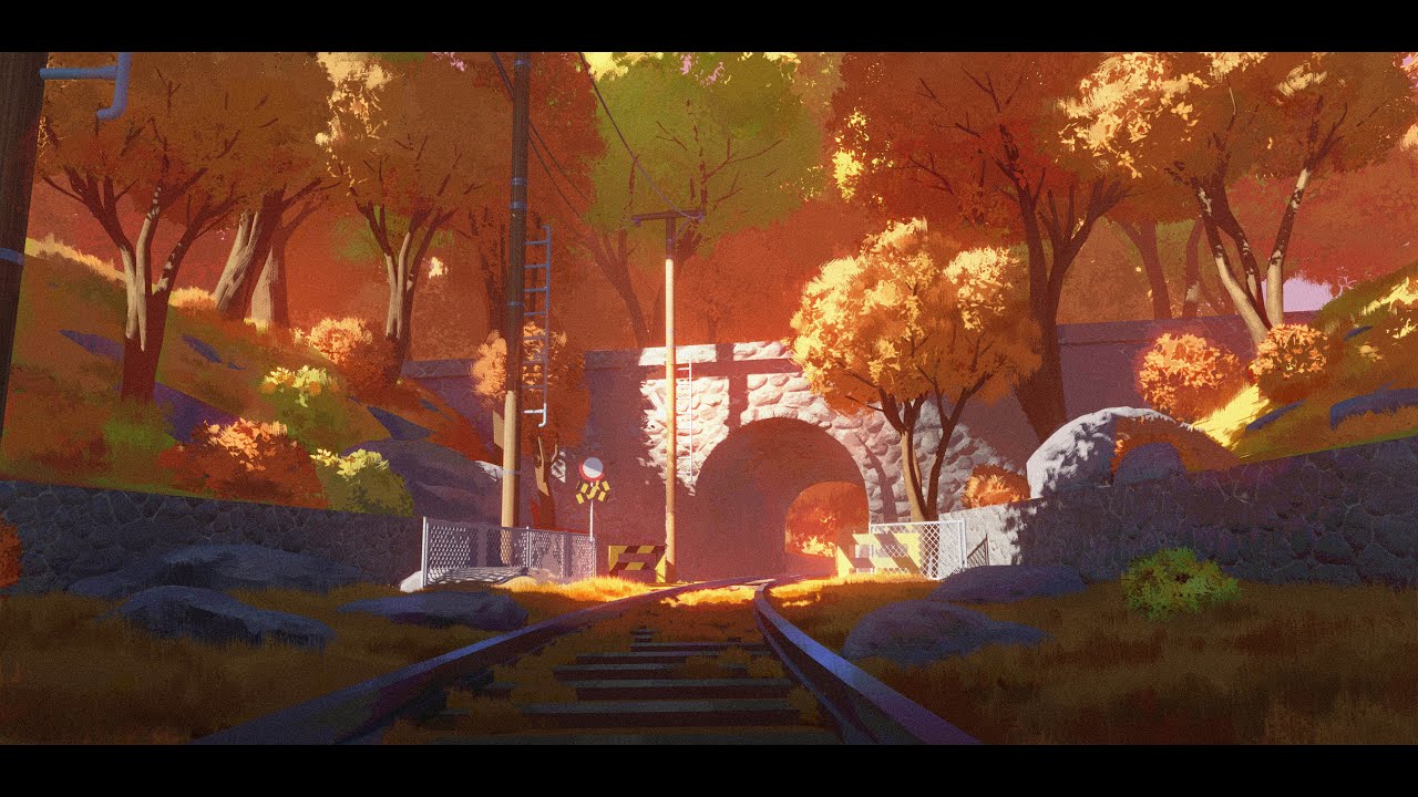 Autumn Scene 3D + Paintover (PT-BR)  - LIVE TWITCH 25-11-23
