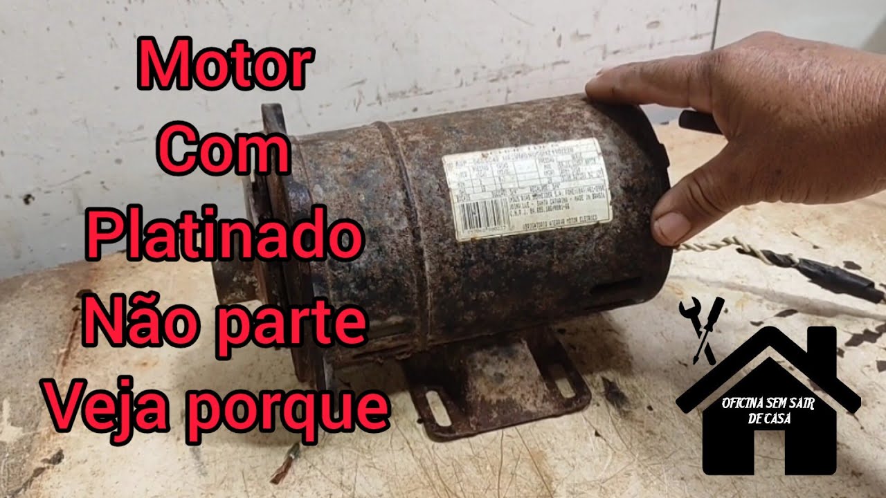 Motor elétrico com platinado não parte, Veja porque.