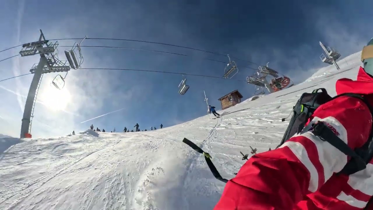Romain ski Alpe d'Huez 11 janvier 2026