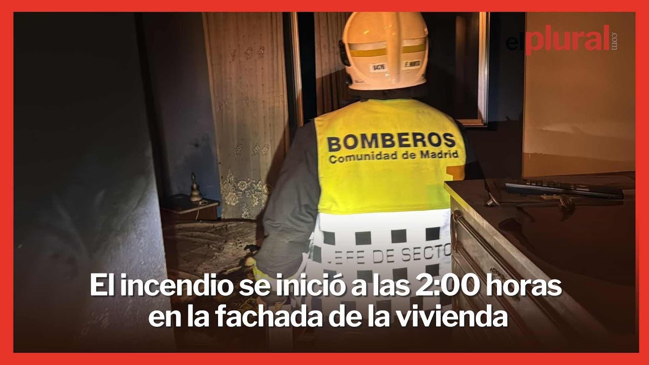 El incendio en una vivienda de Madrid deja dos fallecidos y nueve heridos